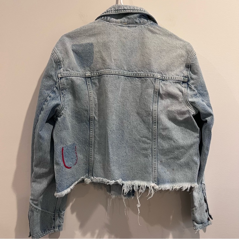 Free People Dillon jean jacket womens size Size S - Picture 11 of 15